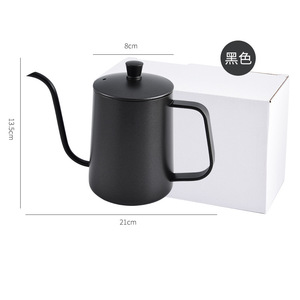 Gooseneck Kettle 350ml 600ml Stainless Steel Pour Over Coffee <b>Pot</b> With Lid Home Use Hand Drip Coffee Maker - Product Image 3