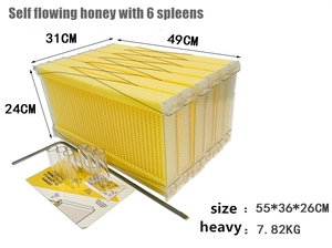 Nuevo Juego de 7 Marcos de Colmena de Flujo Automático de Miel, Equipo de Apicultura, Herramienta de Apicultura, Garantía de <span class=keywords><strong>1</strong></span> Año, Flujo Automático de Miel - Product Image 6