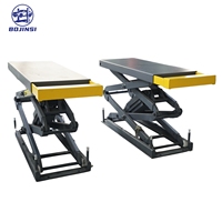 Plateforme élévatrice double ciseaux robuste 4000 kg à commande électrique et hydraulique, à plateforme extensible, pour véhicules, directement de l'usine