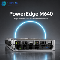 Serveur Blade demi-hauteur Dell PowerEdge M640, double processeur Intel Xeon Scalable, DDR4 ECC, IDRAC9 pour HPC, virtualisation, centre de données cloud