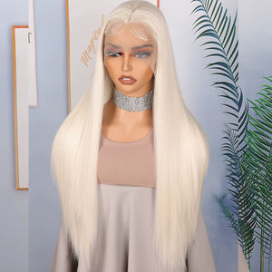 Raw Indiano Loira Peruca de Cabelo Humano com HD Lace Front Glueless M-Shaped Lagos Hairline Confortável e Durável para Lace Frontal - Product Image 3