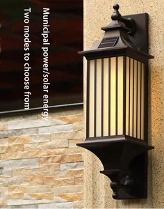 Appliques murales extérieures haut de gamme, style rétro, pour porche, lampe vintage, éclairage extérieur, applique pour porte d'entrée, garage, patio, E27 - Product Image 5