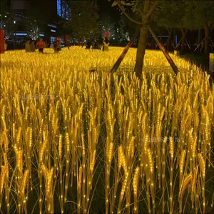Декоративные Уличные светодиодные водонепроницаемые уличные Ландшафтные лужайки во внутреннем дворе, праздничные пшеничные ушки, мотив света