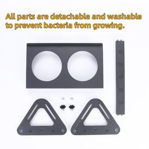 2 paslanmaz çelik kaseler ile 2025 yeni yükseltilmiş köpek kase <span class=keywords><strong>stand</strong></span>ı ayarlanabilir yükseklik 15 ° eğimli gıda besleme yükseltilmiş kedi çanaklar - Product Image 4