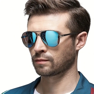 Gafas <span class=keywords><strong>de</strong></span> sol polarizadas con <span class=keywords><strong>lentes</strong></span> <span class=keywords><strong>de</strong></span> aviación clásicas para <span class=keywords><strong>hombre</strong></span> al por mayor 2024, gafas <span class=keywords><strong>de</strong></span> conducción al aire libre Unisex - Product Image 1