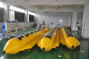 Nước Thể Thao Trò Chơi PVC 10 Chỗ Ngồi <span class=keywords><strong>Inflatable</strong></span> Flying Fish <span class=keywords><strong>Banana</strong></span> Boat Để Bán - Product Image 5