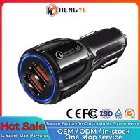 Nouvelle conception, vente en gros, tendance, certification CE FCC Rohs, chargeur de téléphone portable, chargeur de voiture à charge rapide
