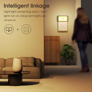 Tuya ไฟกลางคืน LED อัจฉริยะตรวจจับการเคลื่อนไหว<span class=keywords><strong>เซ็นเซอร์</strong></span>ตรวจจับการเคลื่อนไหวร่างกายมนุษย์ด้วย WiFi ใช้งานได้กับ Alexa Google Home - Product Image 5