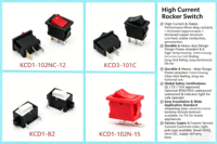 Interrupteurs à bascule étanches en laiton 250VAC 16A IP40, terminaison enfichable, double pôle, lampe bleue marche/arrêt, fonction DPST, 6 broches SUDA