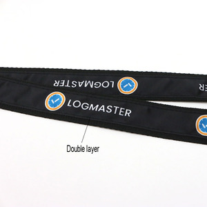 Giá Rẻ Bền Nhựa Ly Khai Hai Lớp Tùy Chỉnh Satin Polyester Đầy Đủ Màu Sắc Nhuộm Thăng Hoa Dây Buộc Với Thẻ ID In Ấn - Product Image 3