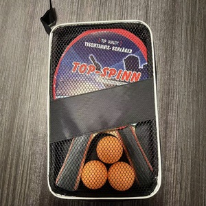 <span class=keywords><strong>Raquette</strong></span> de tennis de table professionnelle pour débutants à mains croisées pour étudiants Double face en caoutchouc inversé Deux raquettes et un ensemble de balles - Product Image 1
