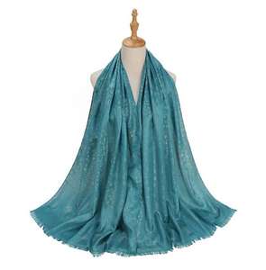 Middle Eastern Style <b>Scarf</b> Oval Pattern Hijab Women Customized <b>Ethnic</b> Women Glitter Polyester Glitter <b>Scarf</b> Muslim Glitter <b>Shawl</b> - Product Image 2