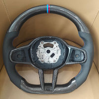 Volant sport en cuir M4 2025 compatible avec les séries 7/2 G05/G06 G20 G30 G80 G14 G15 G16 G17 G82 F92 F90 M5