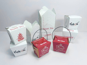 Kemasan Makanan Bawa Pulang Ramah Lingkungan Sekali Pakai dari Kertas Kraft Biodegradable yang Dapat Didaur Ulang Ukuran 16oz 26oz 32oz untuk Nasi dan Mie - Product Image 3