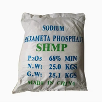 Hexamétaphosphate de sodium (SHMP) de haute pureté, agent chélatant, produit chimique anticalcaire pour chaudières et systèmes d'eau de circulation
