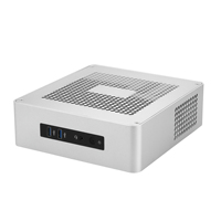 RGeek OEM TA65 TA80 Estuches de aluminio Sin ventilador Computadora PC Chasis USB 3,0 HTPC Mini ITX Estuche, personalización de soporte