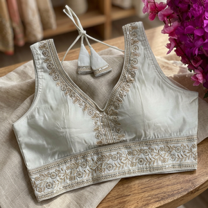 Chemisier indien chic et festif en tissu de coton tendance pour la fête Ajout polyvalent à votre collection ethnique - Product Image 3