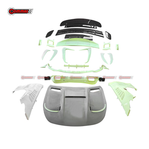 Kit carrosserie en fibre de carbone sèche de la meilleure marque, style BB, pour Mercedes AMG GT 63 C192, comprenant un spoiler avant et un capot. - Product Image 3