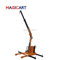 Mini grue électrique pliable pour sol, petite grue de levage portable, grue électrique de 2 tonnes pour l'entreposage