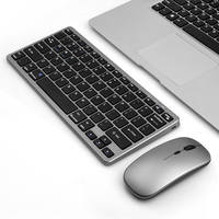 Set Keyboard dan Mouse Isi Ulang Kustom Tipe C Keyboard dan Mouse Bahasa Arab dan Inggris untuk iPad
