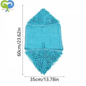<span class=keywords><strong>Serviette</strong></span> sèche en microfibre douce pour chien en chenille Poches pour les mains <span class=keywords><strong>Serviette</strong></span> super absorbante durable à séchage rapide - Product Image 3