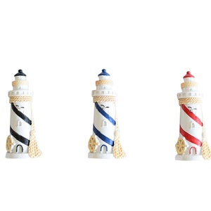 Magnete per Frigorifero Personalizzato a Forma di Faro, Souvenir Turistico in Resina Fatta a Mano, Stile Mare e Natura - Product Image 1