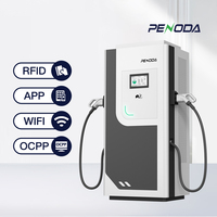 Chargeur public EV PENODA niveau commercial 2 60kw-180kw Station de charge de bus cc rapide compatible OCPP et CCS