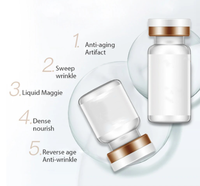 Kit de peptides pour le lifting de la peau Réduire les pores Hydratant Atténuer les ridules Acide hyaluronique Peptide Masque éclaircissant Ampoule Ensemble de réparation