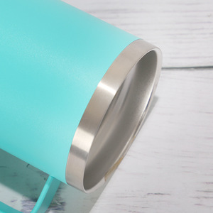 12oz Stainless Steel Thermos Tumbler <b>with</b> Handle and Large Capacity <b>Straw</b> Double Wall Vacuum Insulated - Product Image 2