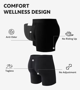 OEM Re-Engineered Men's Underwear Stay-Put Waistband & No-Ride Leg Bands Horizontal Fly Design All-Day Comfort Stretch Fabric - Product Image 6