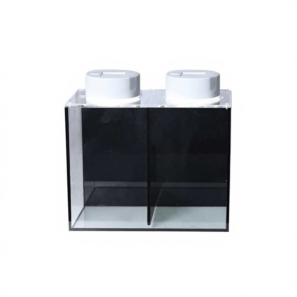 Black/20*10*15CM/LED Light,Aquarium cover