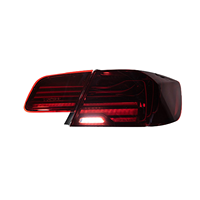 Feux arrière LED JY pour BMW Série 3 06-12 E92 avec lignes de style laser, clignotants, feux de freinage et feux de recul, feux arrière E92