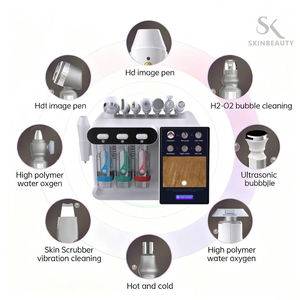Многофункциональный аппарат для ухода за кожей 8 в 1: кислородная терапия, супер-пузырьковый пилинг CO2, дермабразия, аквапилинг, микродермабразия - Product Image 5
