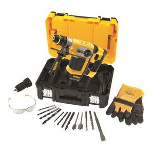 Kit de taladro percutor rotatorio DeWalt de 12V inalámbrico con brocas y equipo de seguridad para perforación de hormigón - Product Image 1