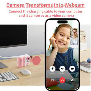 10X Zoom Selfie imprimible niños imprimir Cámara juguete para regalo con juego SJY-V19 niños cámara de impresión instantánea 2,4 'pantalla 1080P Video - Product Image 6
