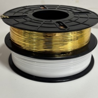 Groothandel Diverse Kleuren Flexibele Enkelvoudige Metaalachtige PET Draad Twist Tie Rol voor het Sluiten van Voedselzakken en Cadeauverpakkingen