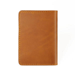 AndoBag Porte-passeport rétro en cuir de vache véritable pour hommes et femmes, portefeuille en cuir Crazy Horse, porte-cartes de visite 1006 - Product Image 3