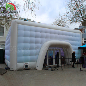 Lều Bơm Hơi Bằng Vải Oxford Cho Câu Lạc Bộ Đêm Cho Thuê Thương Mại Hộp Đêm Lớn Tiệc Sự Kiện Màu Trắng Có Đèn Led - Product Image 6