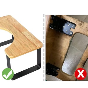 Wooden Toilet <b>Stool</b> With Anti Slip Surface For <b>Bathroom</b> Use Simple Modern Design For Adults Children Elderly - Product Image 3