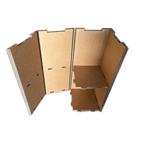 Support d'affichage POP en carton double face enduit, résistant à l'humidité et recyclable