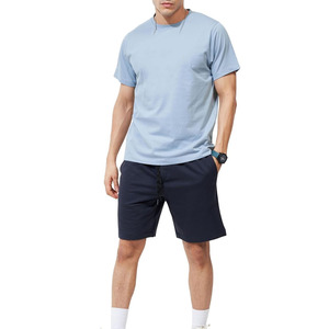Vêtements décontractés pour hommes, ensembles deux pièces pour adultes, produit en promotion, nouvelle arrivée, t-shirts à manches courtes et shorts pour hommes, ensemble deux pièces pour tous les jours - Product Image 1