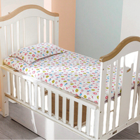 100% respirant coton bébé drap de lit Super doux lavable en Machine mousseline ajusté berceau drap sec pour bébé
