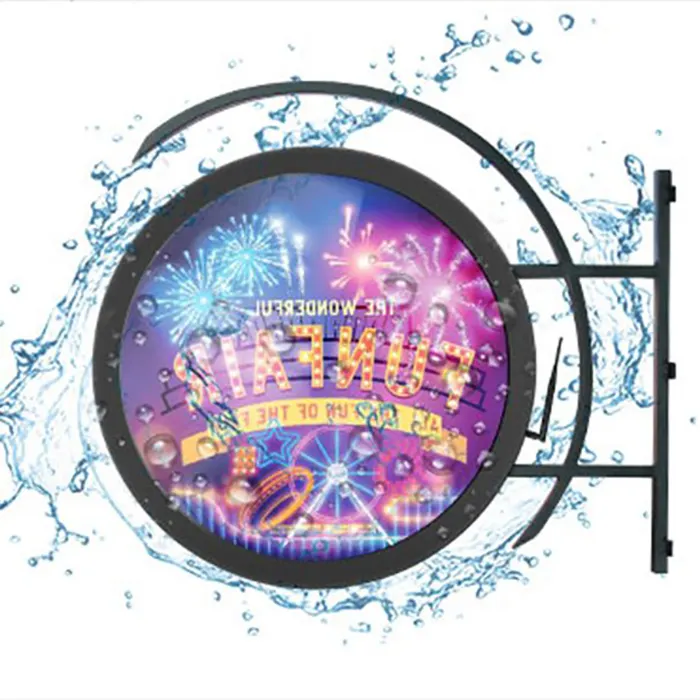 Smart Waterproof Full Color High Definition P8 P10 Outdoor Round Led Display