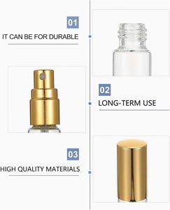Empty 2ml 3ml <strong>5ml</strong> 10ml Mini Tester Vial clear Glass <strong>Perfume</strong> Spray <strong>Bottle</strong> Tube <strong>Perfume</strong> Atomizer