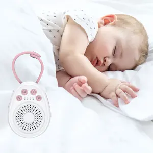 No se requiere WiFi, 20 sonidos relajantes, música fetal, chupete para dormir para bebés, máquina de ruido blanco, máquina de sonido portátil para bebés