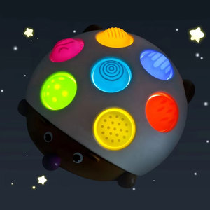 Juguetes Montessori de Silicona con Forma de <span class=keywords><strong>Erizo</strong></span> para Bebés y Niños, Juguetes Antiestrés para Presionar con los Dedos, Juguetes de Burbujas - Product Image 1