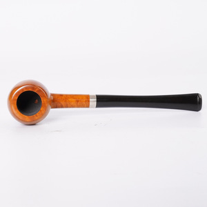 Muxiang Tobacco Pipe Straight Type With Vulcanized Rubber Mouthpiece For Smoking - Product Image 4