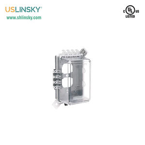 Uslinski shanghai WPB-11-Gang अतिरिक्त शुल्क क्षैतिज ऊर्ध्वाधर गैर-धातु वेदरप्रूफ इन-उपयोग कवर - Product Image 2