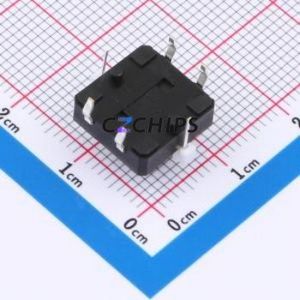 TSL12121-073B511CB-1B01 Tactile Switch Through hole-6P,11.7x11.5mm Switch Single Pole Single Throw Round Button 2.8N 11.7mm - Product Image 2
