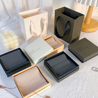 Joyero exquisito de alta guardia, cajón de joyería personalizado, caja de embalaje, joyero de cartón y bolsa